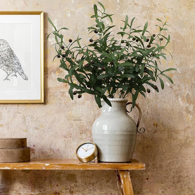 Leftover 6PCS 38 Inch Faux Olive Branches - Image 3