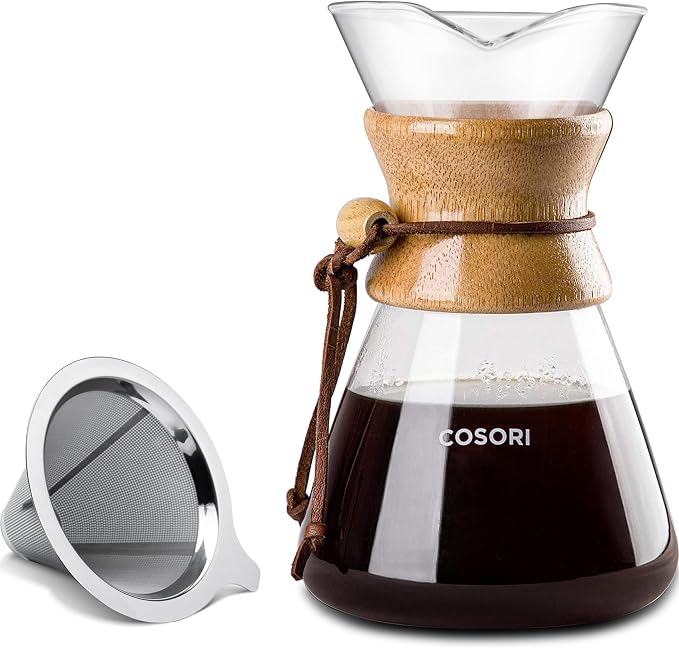 COSORI 1500W Electric Kettle & 8-Cup Pour Over Coffee Maker - Image 5