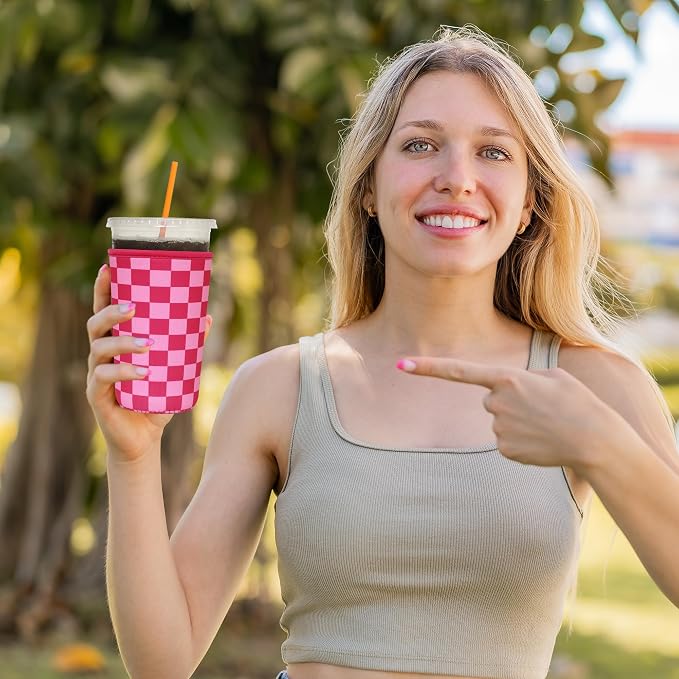 2 Pack Reusable Iced Coffee Sleeves - Image 5