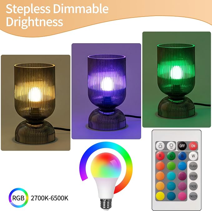 Modern RGB Glass Table Lamp - Image 7