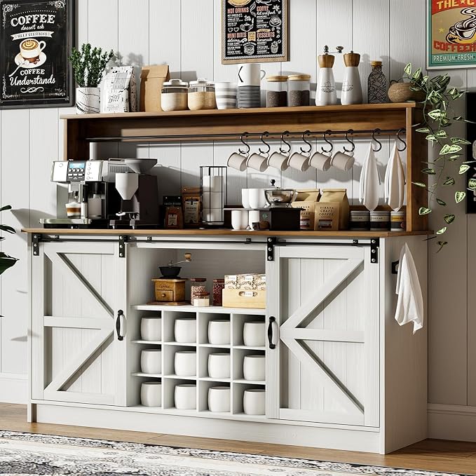 4ever2buy Coffee Bar Cabinet by 4ever2buy