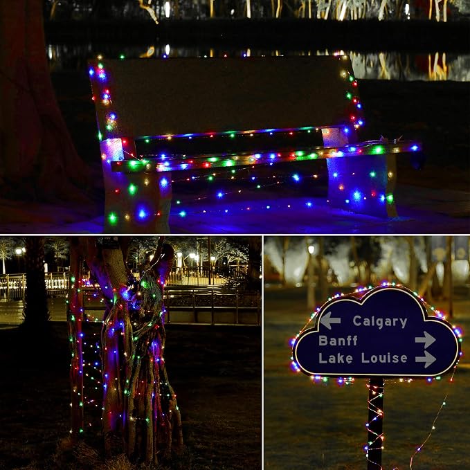 Ariceleo Led Fairy Lights Battery Operated, 2 Packs Mini Battery Powered Copper - Image 5