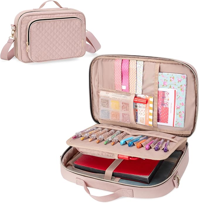 Teamoy Journal Supplies Storage Case, Journal Supplies Holder by Teamoy