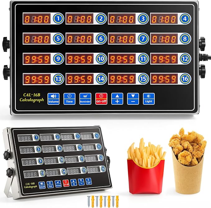 Relaxweex 1 Pack Digital Kitchen Timer, Commercial Cooking Timer by Relaxweex