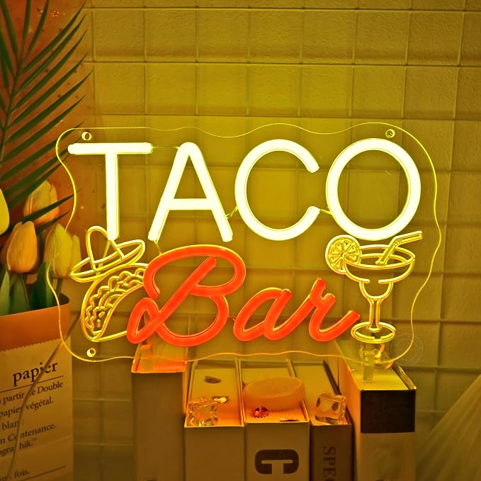 Britrio Taco Bar Neon Sign Light - Image 7