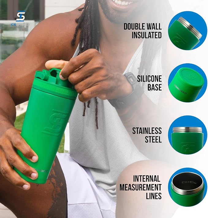 Ice Shaker Insulated Stainless Steel Shaker Bottle | 26oz - Image 2