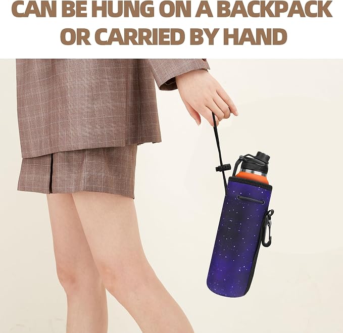 Water Bottle Carrier with Strap - Image 6