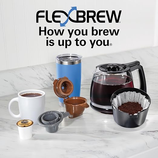 Hamilton Beach FlexBrew Trio 2-Way Coffee Maker, Compatible - Image 7