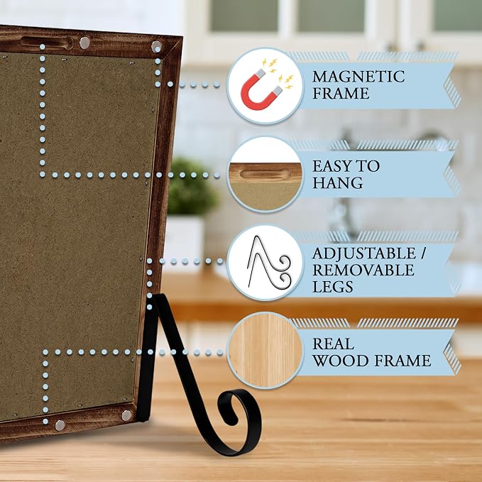 TenXVI Designs 11"x17" Freestanding or Hanging Vertical and Horizontal Magnetic - Image 4