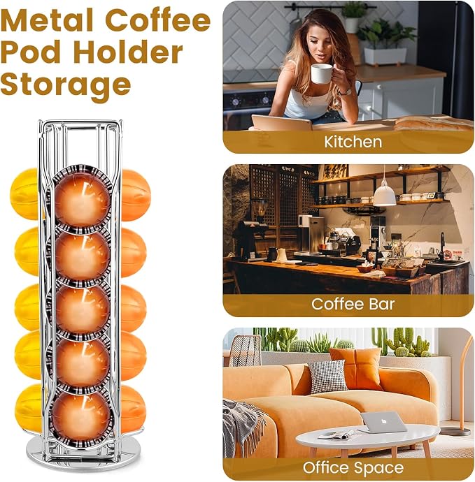 Coffee Pod Stand Holder for Nespresso Vertuoline 20 Pods, Coffee Bar Vertuo Pod - Image 6