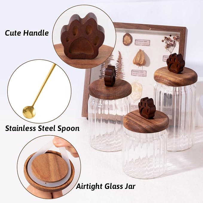Glass Coffee Canister Set - Image 3