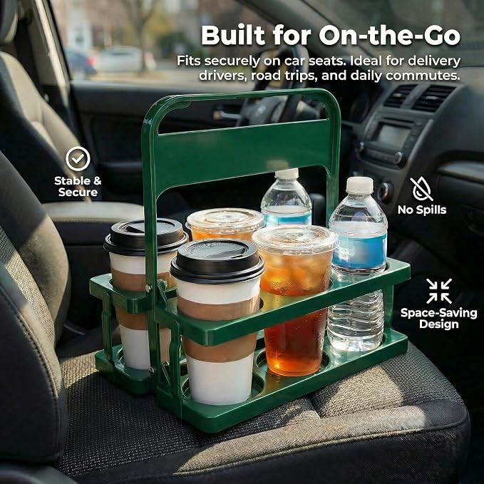 6 Cup Drink Carrier for Delivery - Image 6