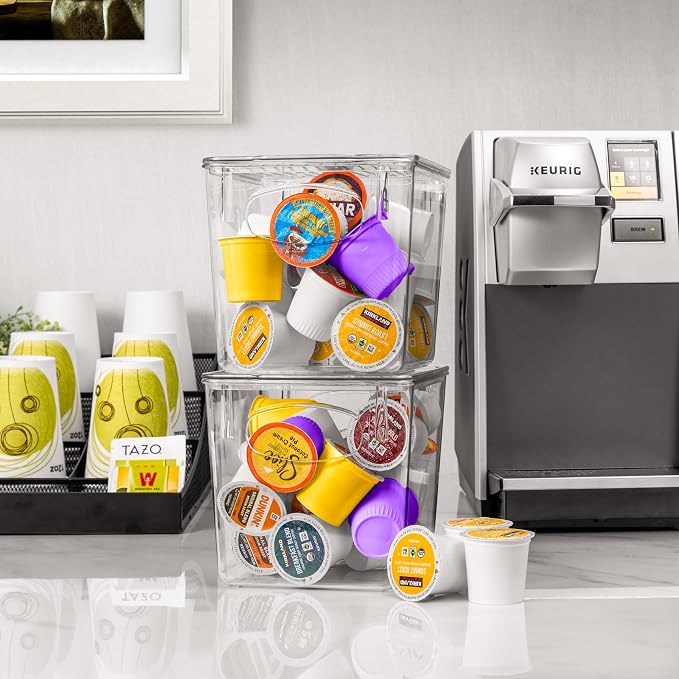 Sorbus Small Plastic K Cup Storage Bins - Image 3