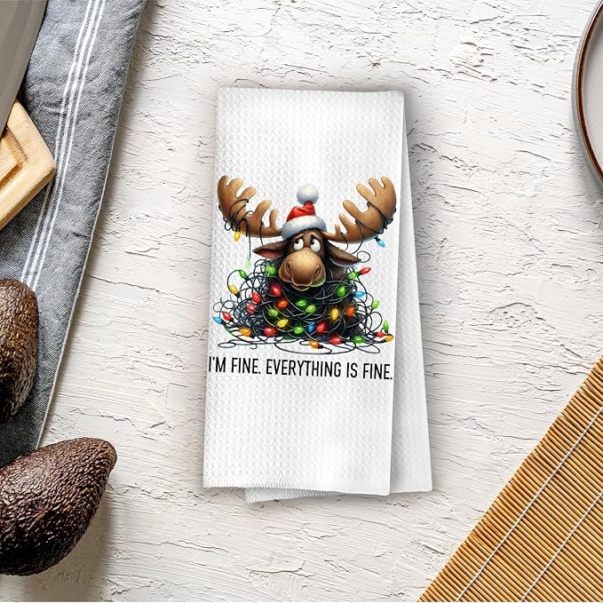 Funny Moose Christmas Decorations - Image 4