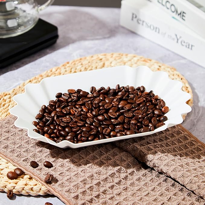 4Pcs Coffee Beans Oval Tray, Coffees Beans Cupping Sample Tray Sample Display - Image 3
