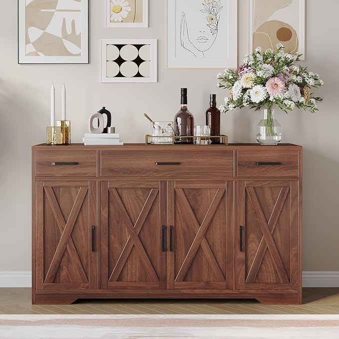 Modern Buffet Sideboard Kitchen Storage Cabinet - Image 3
