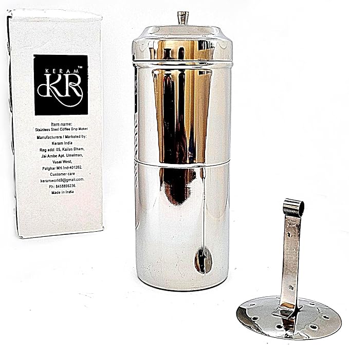 KERAM Coffee Filters Indian Style Small Drip Coffee Maker South Indian 150 ml 2 by KERAM