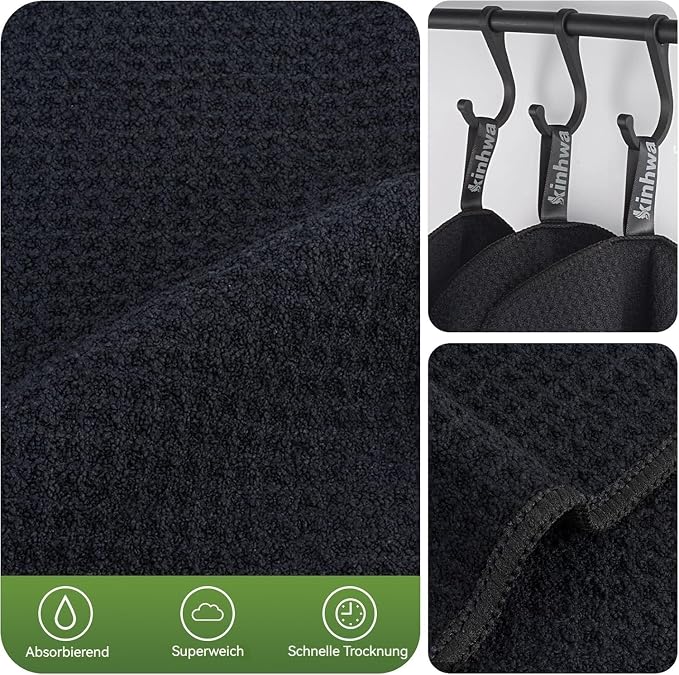 KinHwa Dish Cloths for Washing Dishes Kitchen Towels Microfiber Dish Towels for - Image 3
