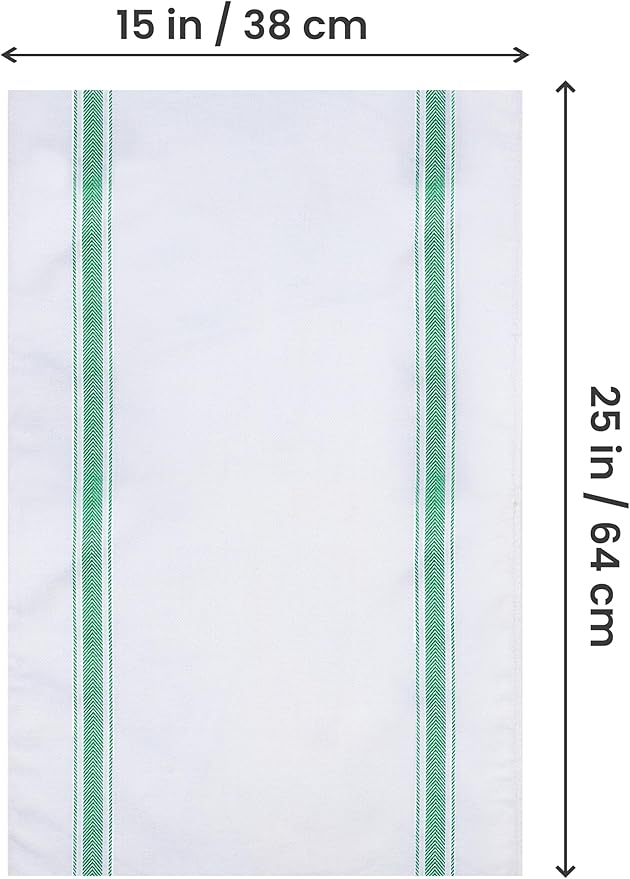 Utopia Towels Green Dish Towels 100% Ring Spun Cotton Highly Absorbent & - Image 7