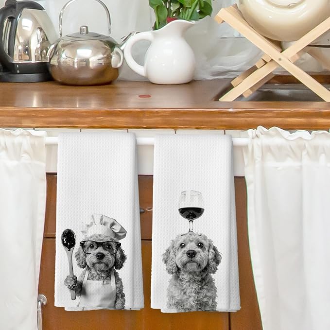 Funny Cockapoo Hand Towels, Cockapoo Gifts - Image 2