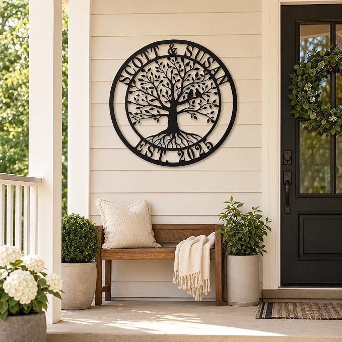 Personalized Tree of Life Metal Sign, Custom Metal Signs, Tree of Life - Image 5