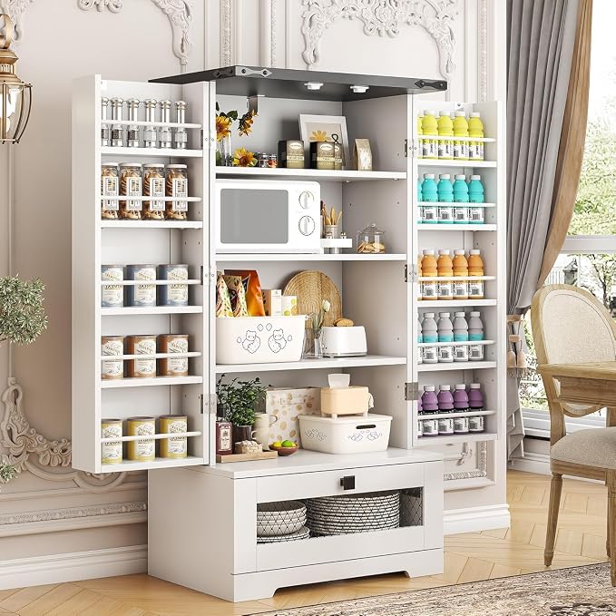kepptory Farmhouse Pantry Cabinet by kepptory