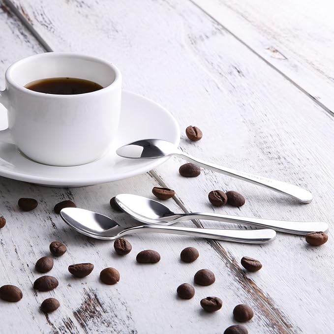Demitasse Espresso Spoons, 12-piece Mini Coffee Tiny Stainless Steel Spoons - Image 6