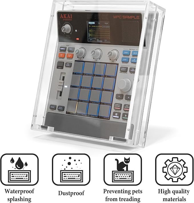 Geekria Audio Sampler Acrylic Protective Case/Dust cover, Compatible - Image 3