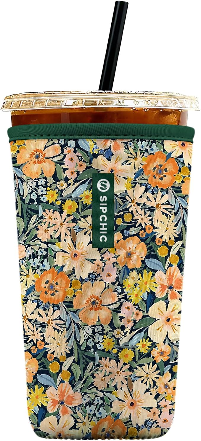 Iced Coffee Sleeve – Neoprene Reusable Cup Sleeves by Unknown