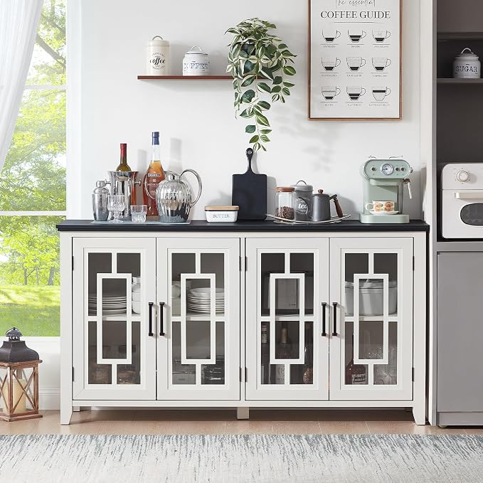Joaxswe Large Sideboard Buffet Cabinet - Image 3