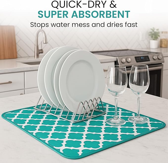 Dish Drying Mat for Kitchen Counter - Image 4
