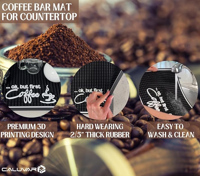 Ok But First Coffee Silicone Bar Mat - Image 2