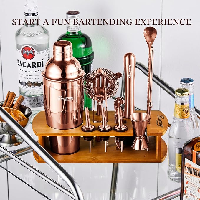 KITESSENSU Cocktail Shaker Set Bartender Kit - Image 3