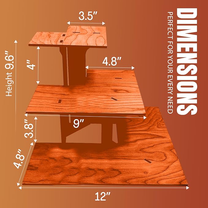 3-Tier Corner Retail Table Display Stand - Image 4