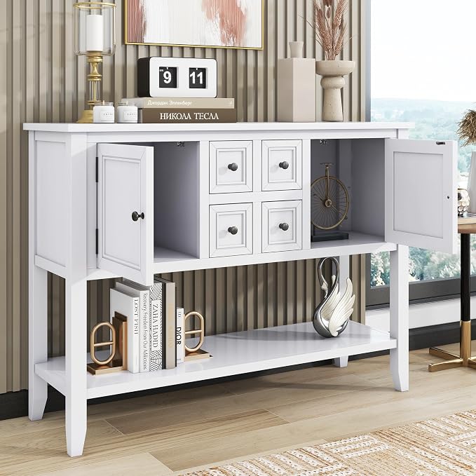 LKTART Farmhouse Sideboard Buffet Cabinet - Image 3