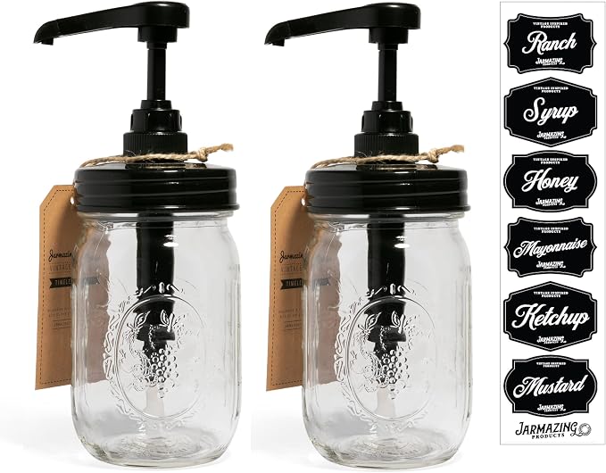 Jarmazing Products Mason Jar Syrup Dispenser - Image 3