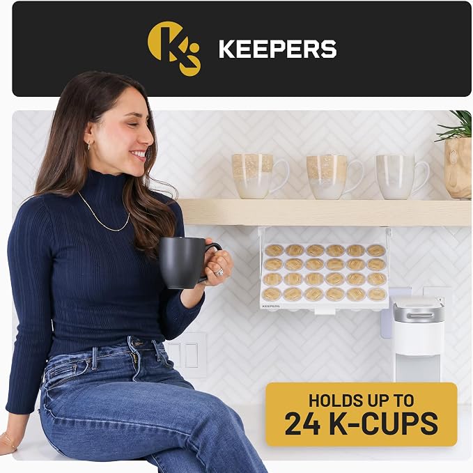 COFFEEKEEPERS KEEPERS Under Cabinet K Cup Holder - Image 5