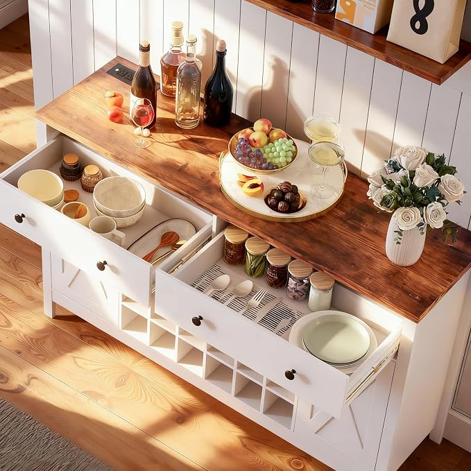 COMHOMA Coffee Bar Cabinet - Image 3