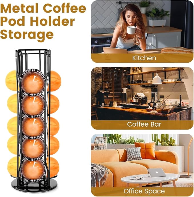 Coffee Pod Stand Holder for Nespresso Vertuoline 20 Pods, Coffee Bar Vertuo Pod - Image 6