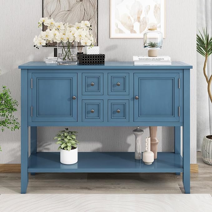 LKTART Farmhouse Sideboard Buffet Cabinet by LKTART
