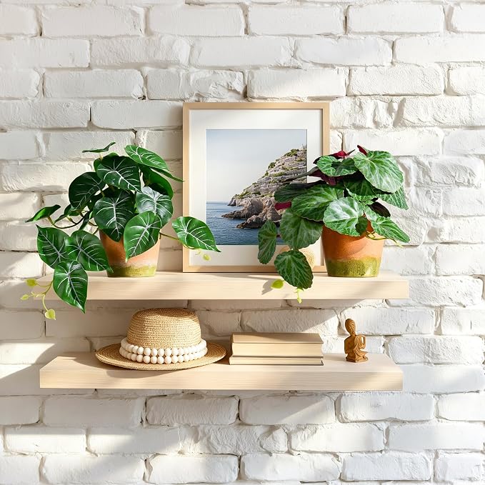 2Pack Fake Pothos Artificial Pothos Plants in Pot Realistic Small Plants - Image 6