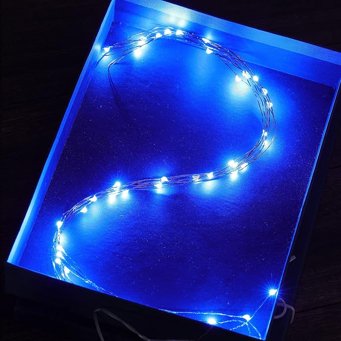 Ariceleo Led Fairy Lights Battery Operated, 1 Pack Mini Battery Powered Copper - Image 6
