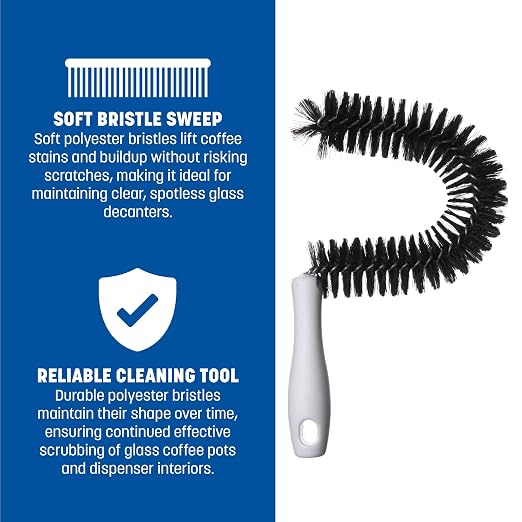 SPARTA 4015300 Polyester Curved Brush, Coffee Decanter Brush - Image 2
