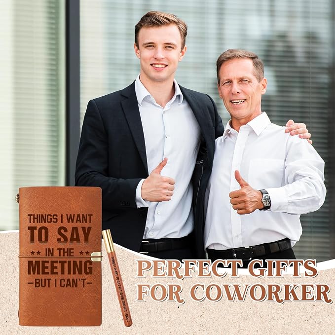 Funny Office Gifts for Boss Coworkers Staff Employees Men Woman, Leather Work - Image 2