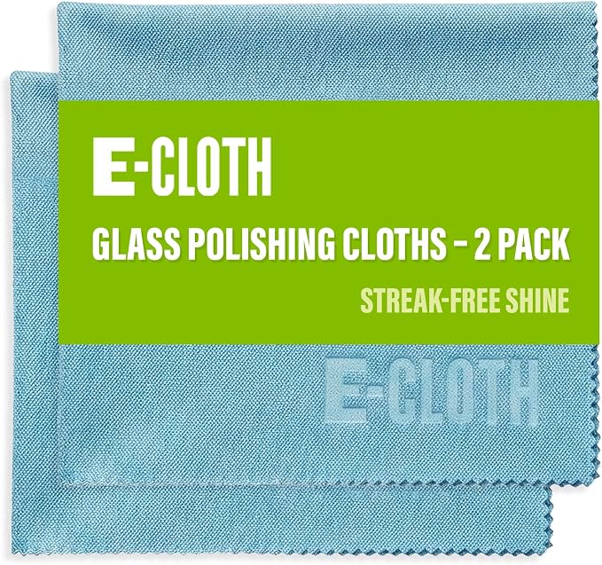 E-Cloth Glass & Polishing Cloths, Premium Microfiber Glass Cleaner, Glass and by E-Cloth