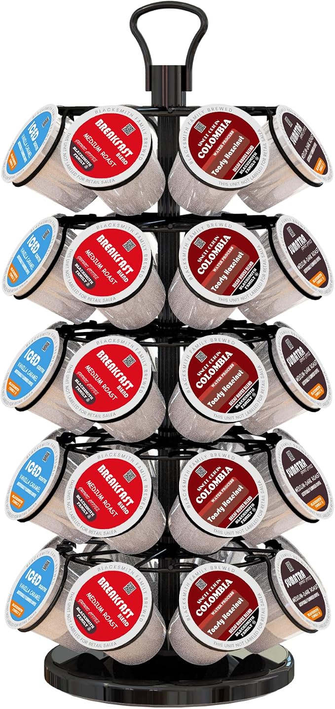 BLACKSMITH FAMILY 40 Pods Capacity Very Easy Assembly K Cup Holders, K Cup by BLACKSMITHFAMILY