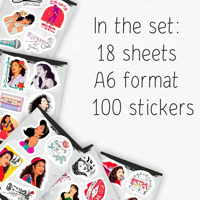100Pcs Selena Quintaalina Stickers - Image 2