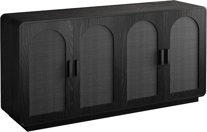 LIKIMIO Rattan Buffet Cabinet - Image 9