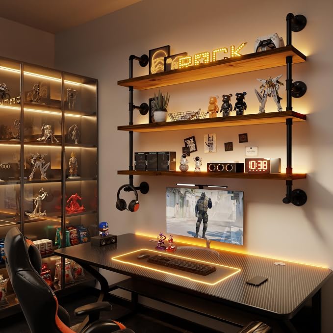 ROGMARS LED Gaming Floating Shelves - Image 8