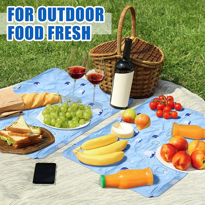 Reallnaive 2 Pcs Reusable Freezable Ice Mat - Image 4